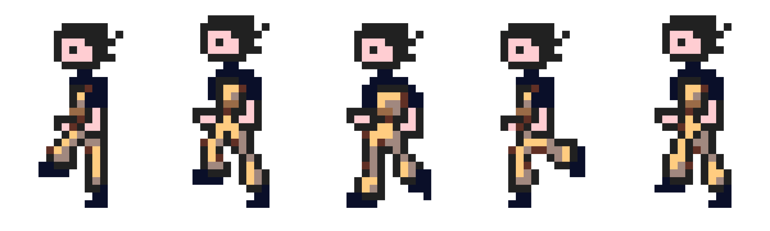 Kiddo walk sprite sheet